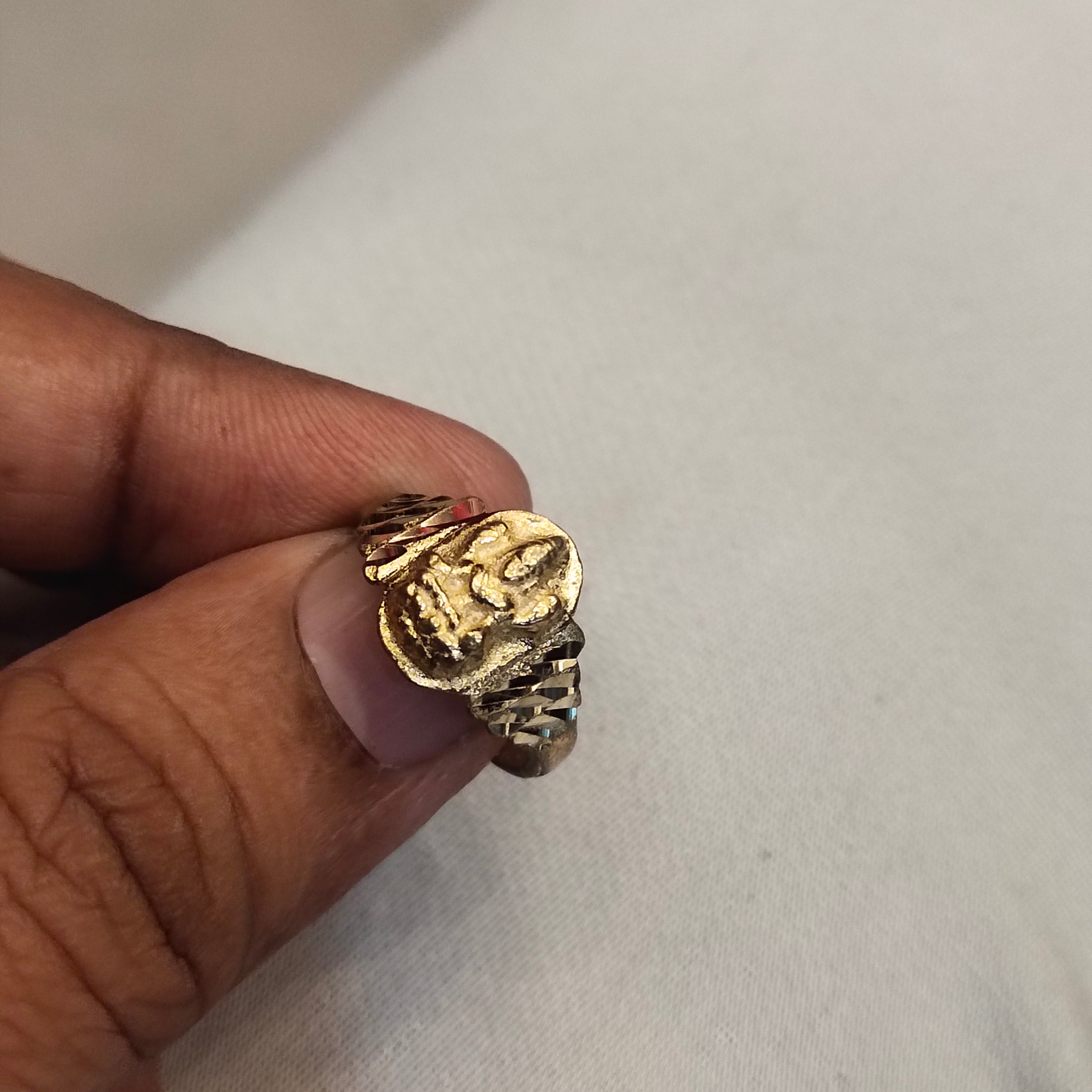 Panchaloha Goddess Laxmi Ring for Women - Handcrafted