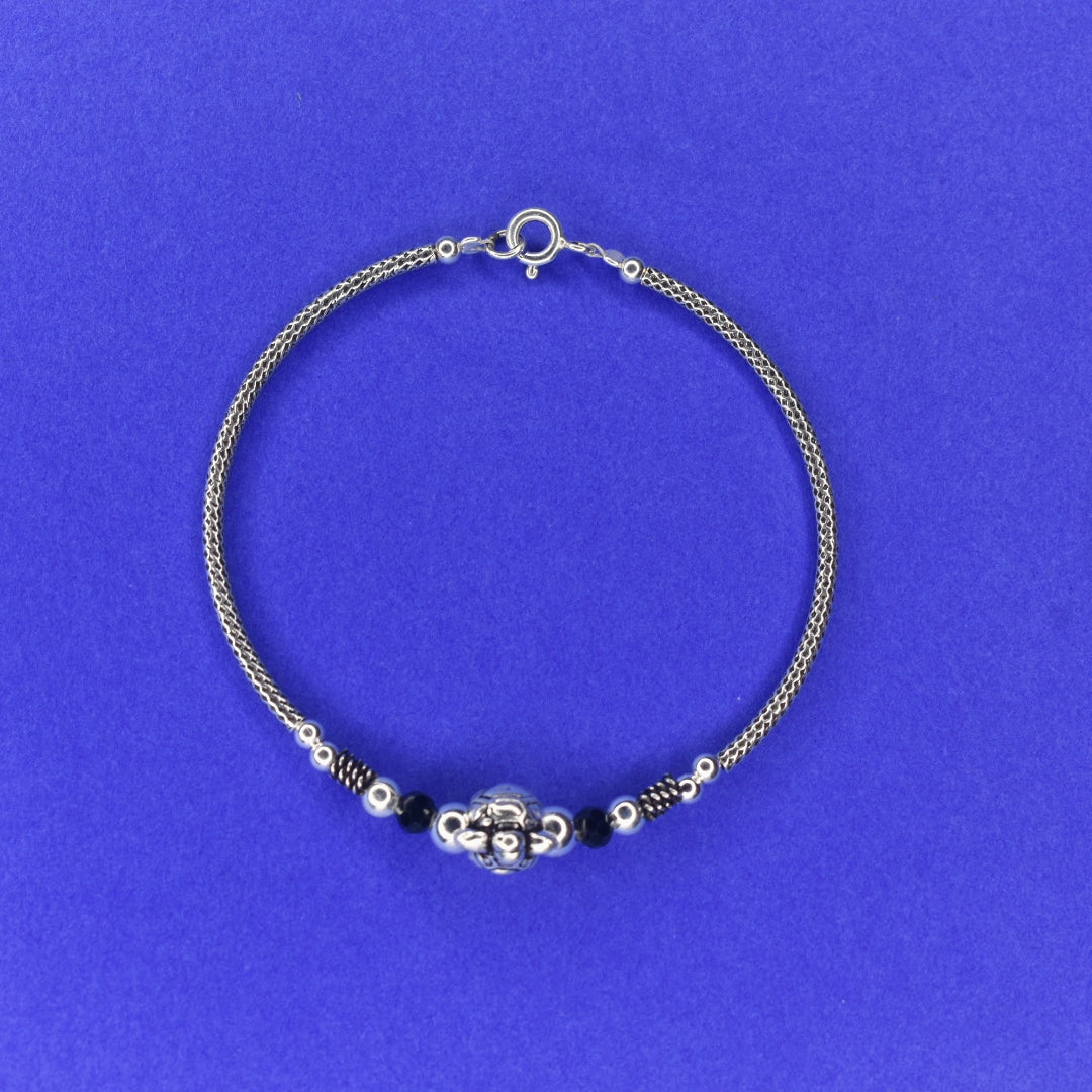 925 Sterling Silver Bangles Set for Women - 2 Piece Hallmarked Set