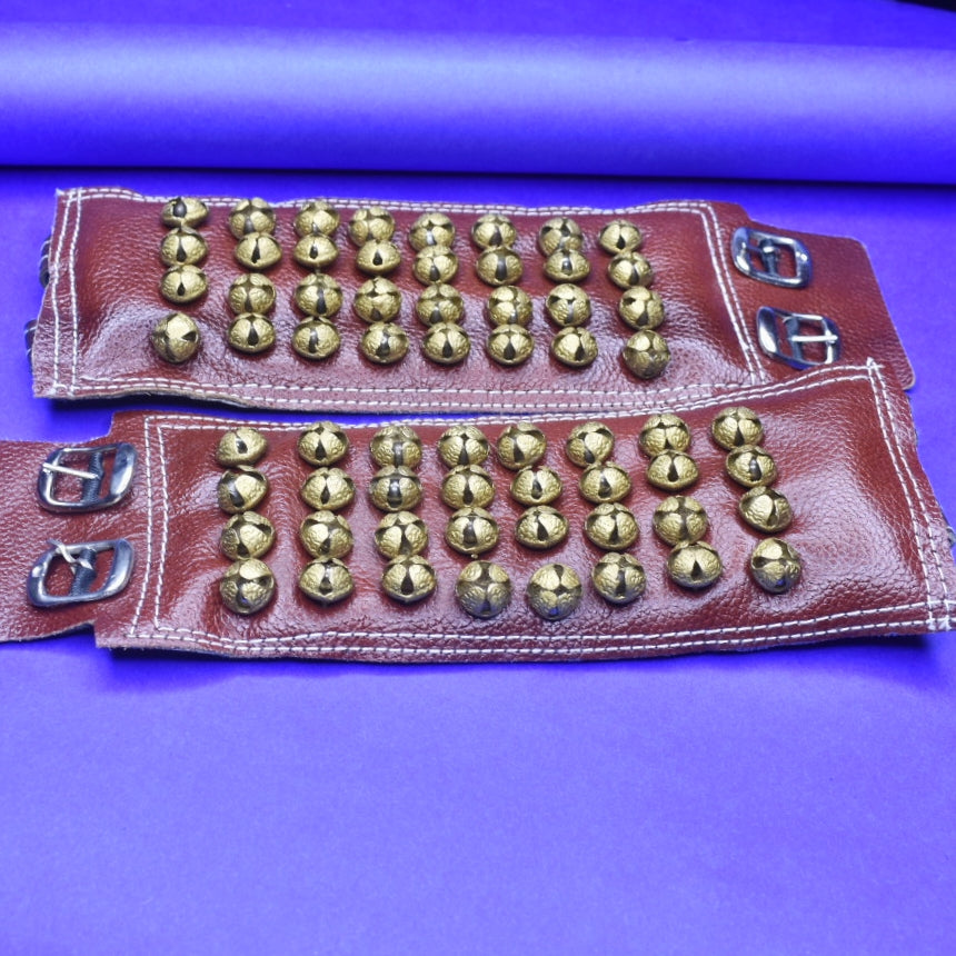 4 Line Bharatanatyam Brown Salangai - Professional Brass Ghungroo for Classical Dance