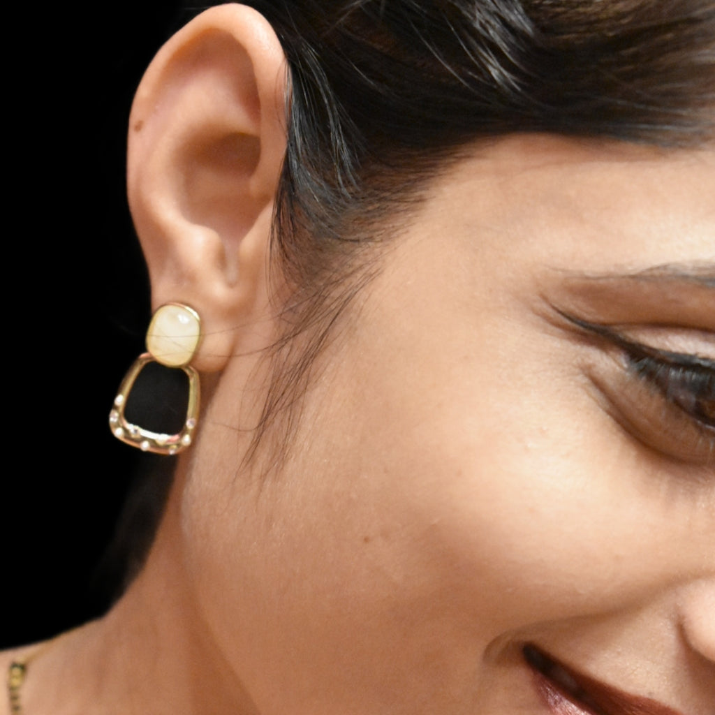 Trendy Alloy Earrings - Stylish Office Wear Jewelry