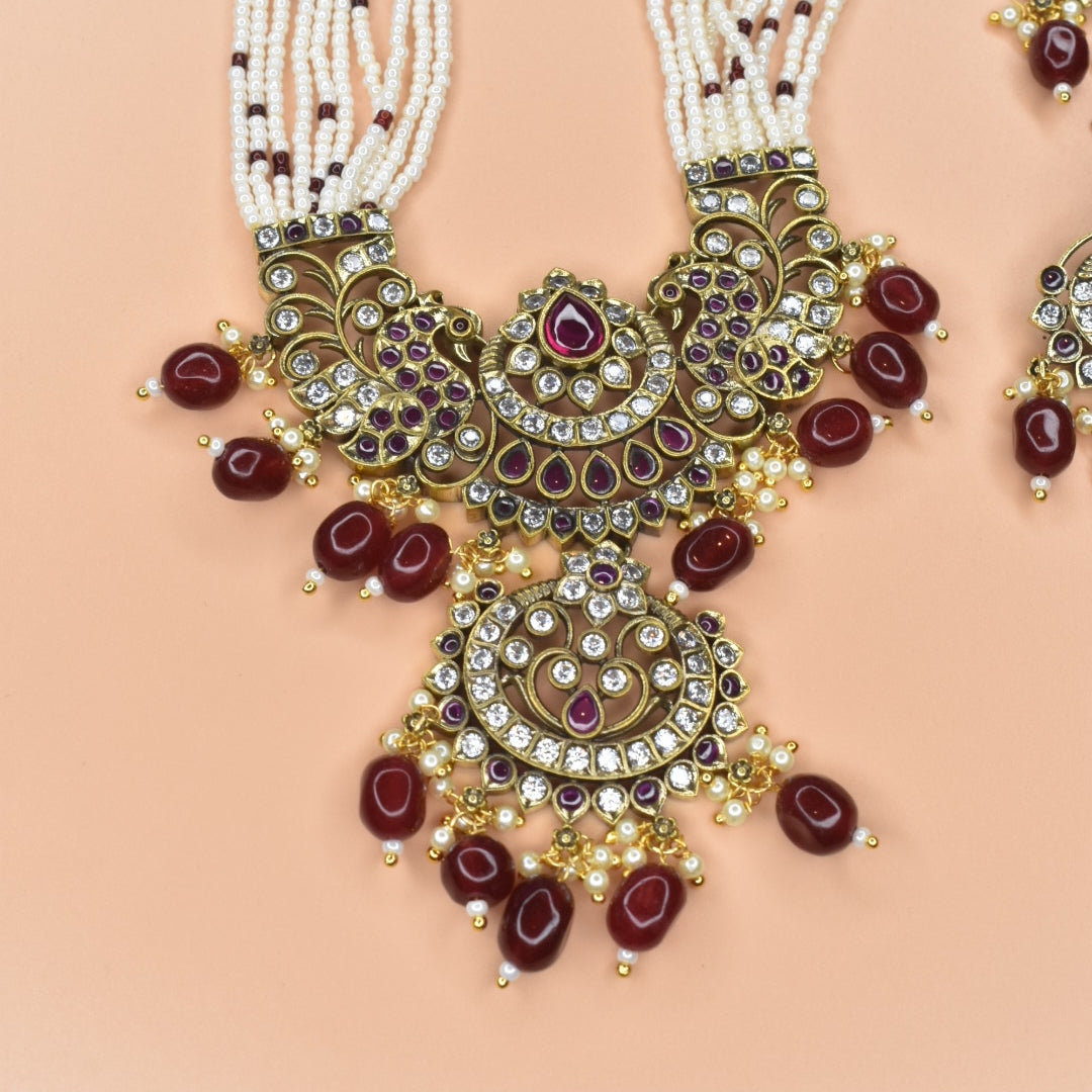 "Regal Elegance: A Stunning Victorian Rani Haram from Asp Fashion Jewellery"