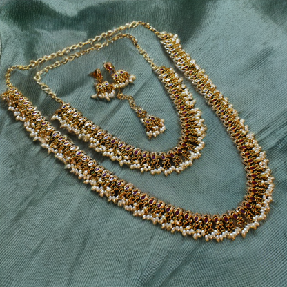 Asp Antique Pearls Guttapusalu Necklace set