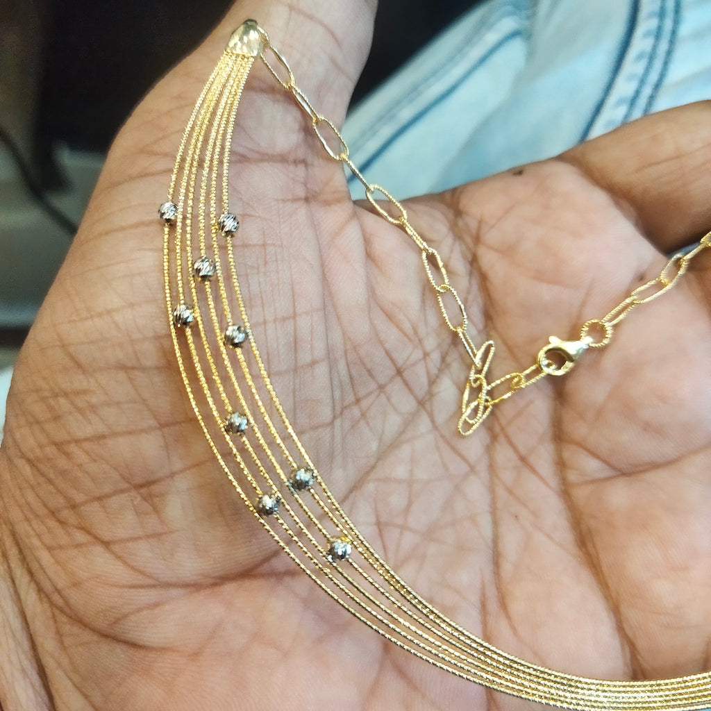 Exquisite Asp 925 Sterling Silver Kante Necklace