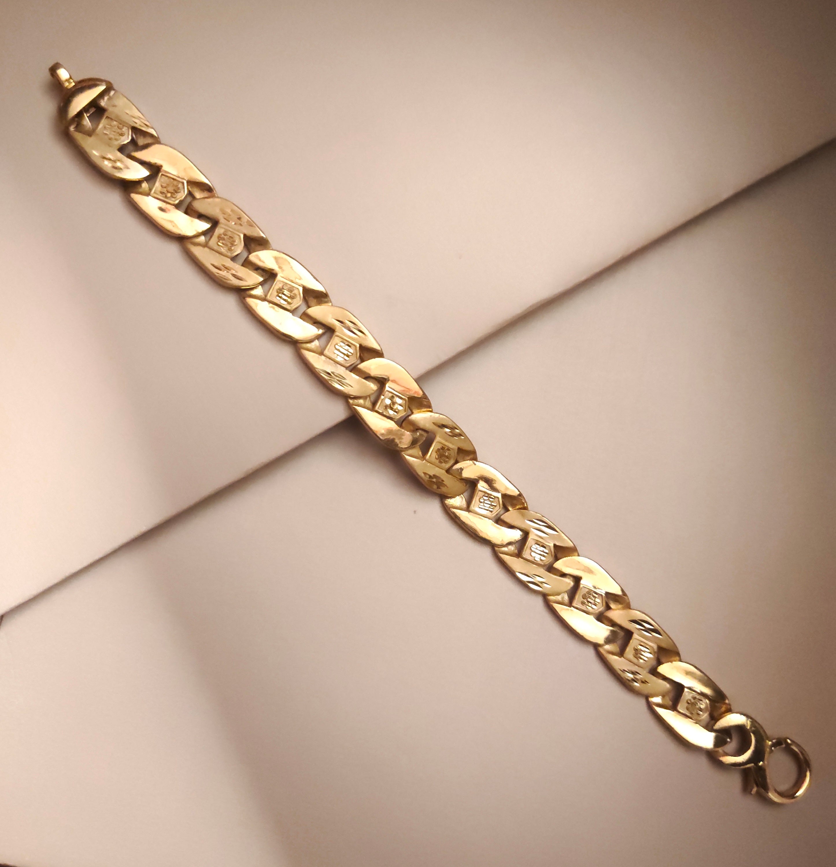 ASP Gold Plated Cuban Links Bracelet - Shine with Style Collection