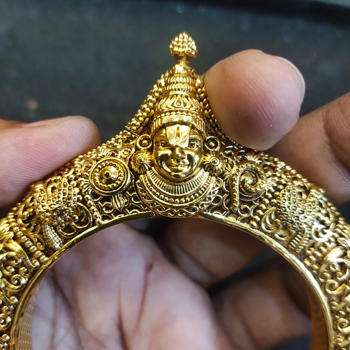 Asp 925 Silver Tirupati Balaji Kada For Mens