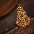 Elegant Kundan Jhoomer - Traditional Side Maang Tikka for Bridal & Special Occasions