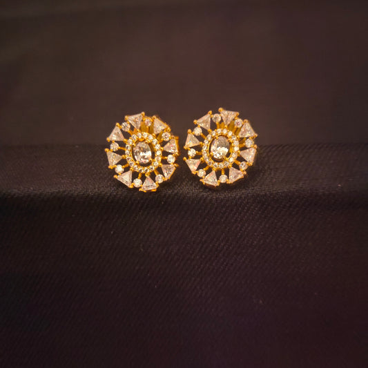 "Dazzling Elegance: Elevate Your Style with Asp Fashion Jewellery’s Classy American Diamond Studs Earrings"
