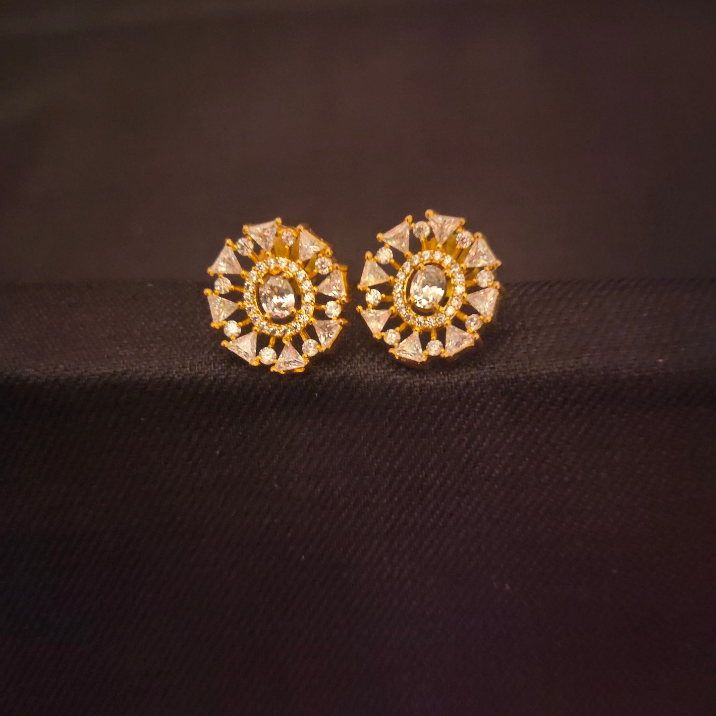 "Dazzling Elegance: Elevate Your Style with Asp Fashion Jewellery’s Classy American Diamond Studs Earrings"