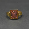 Premium Handmade Zircon 24K Gold Plated Ring for Men