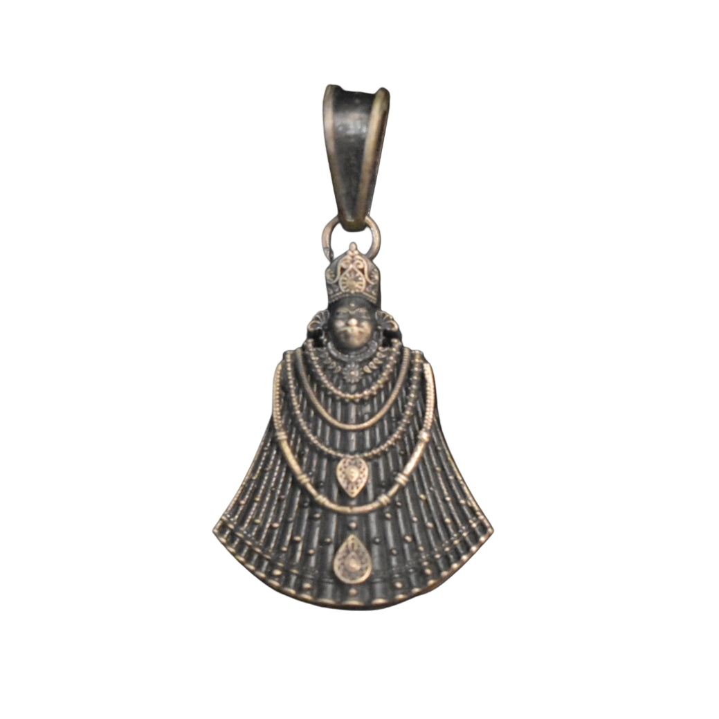 925 Pure Silver Khatu Shyam Pendant for Men, Women & Kids