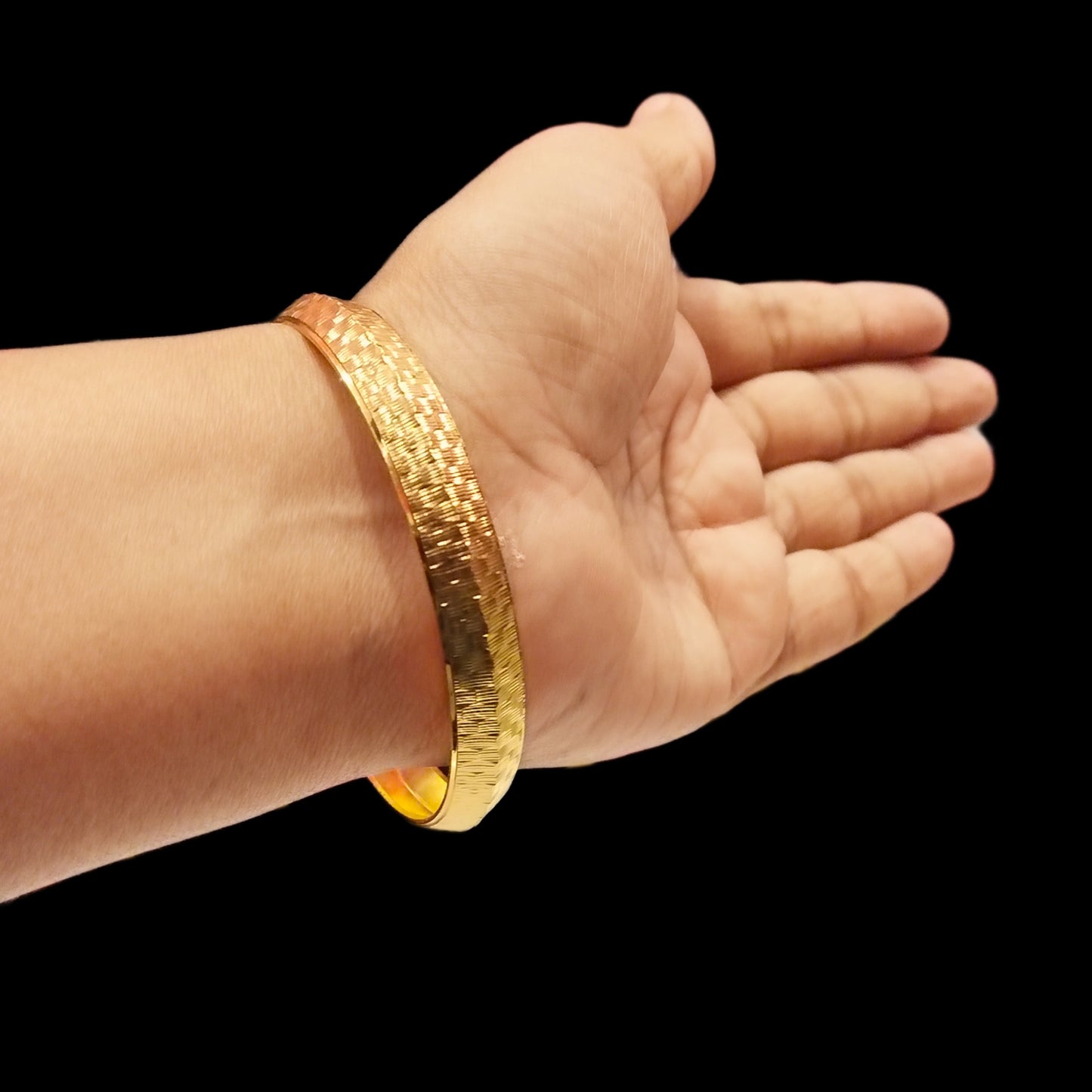 "Unleash Your Style with the Finest Gold Plated Punjabi Kada for Men: A Must-Have by Asp Fashion Jewellery"