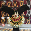 Premium Kundan Juda Pin - Traditional Temple Jewelry Hair Accessory