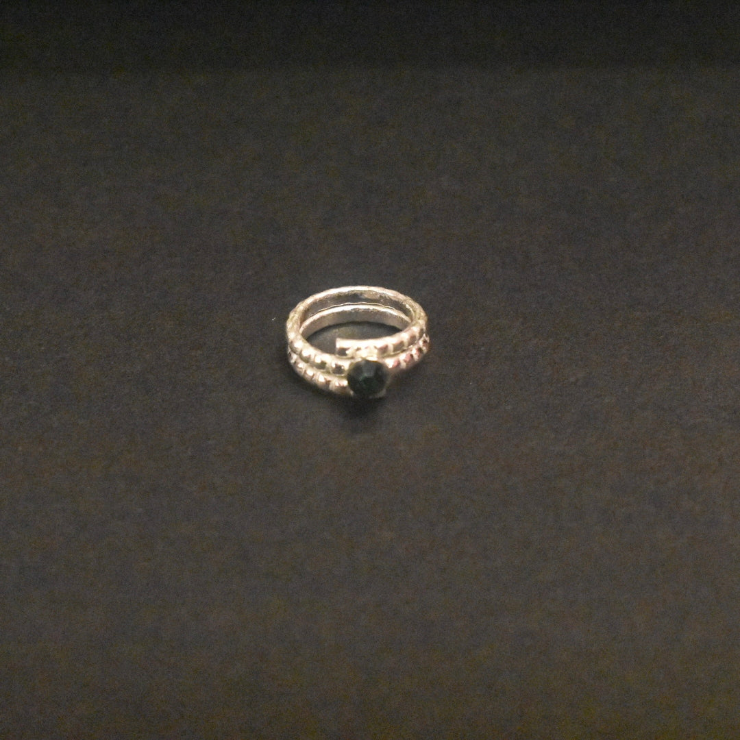 Engraved Silver Kakula Ring for Toddlers - Premium Personalized Health Ring