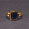 Premium Handmade Zircon 24K Gold Plated Ring for Men