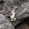 Sterling Silver Kal Bhairav Pendant - Hindu God of Victory Jewelry for Men