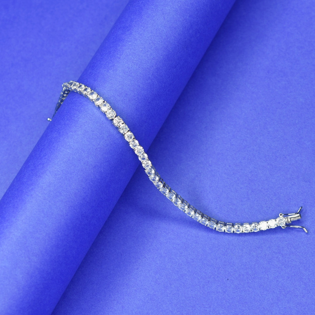 925 Silver Statement Bracelet for Women - Bold Design