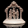 "Shining Devotion: The Pure Silver Sri Ram Darbaar Idol"