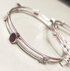 Dazzling Elegance: Adorn Your Wrists with Exquisite 92.5 Silver Ruby Bangles