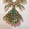 Asp Victorian Pink Zircon & Kundan Necklace Set