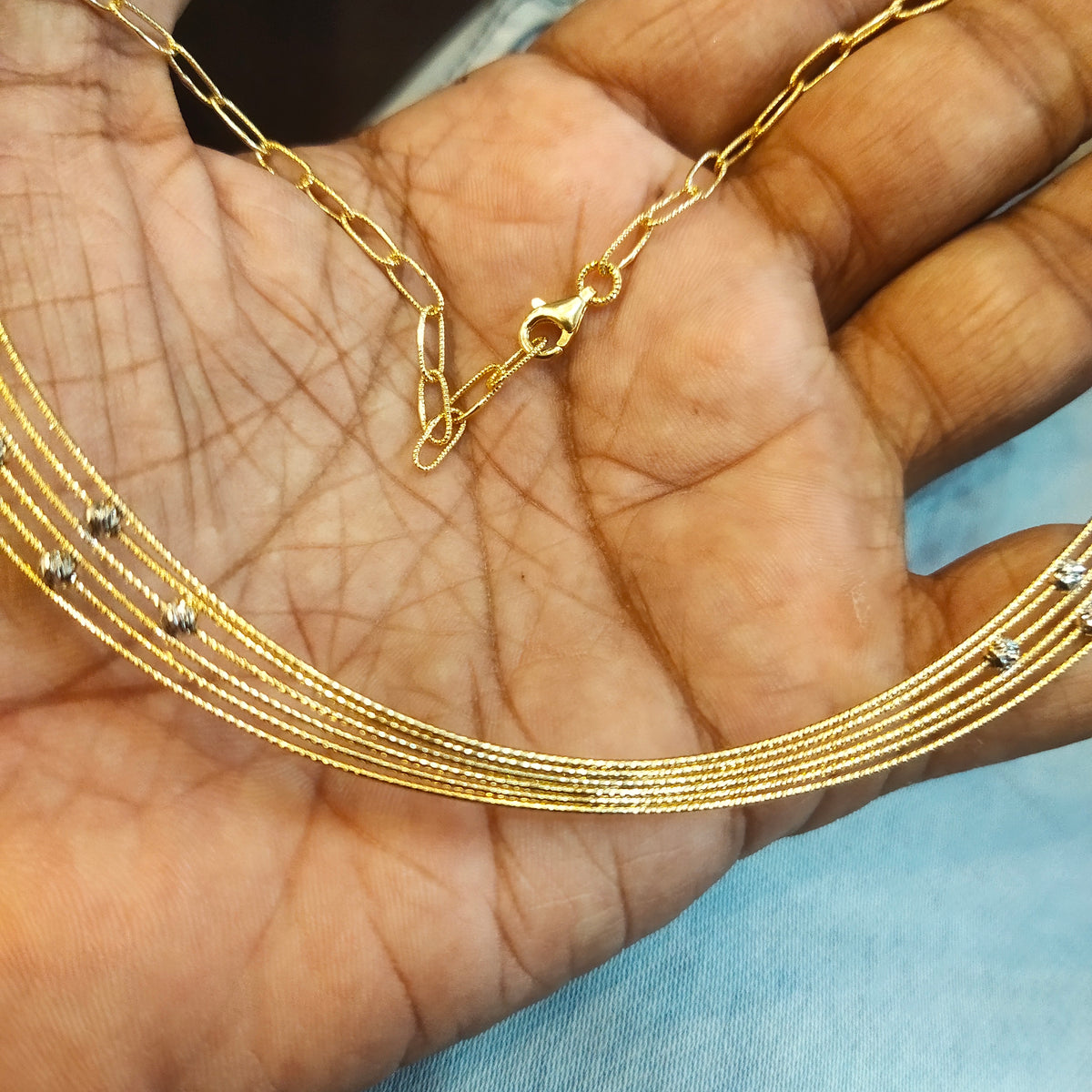 Exquisite Asp 925 Sterling Silver Kante Necklace