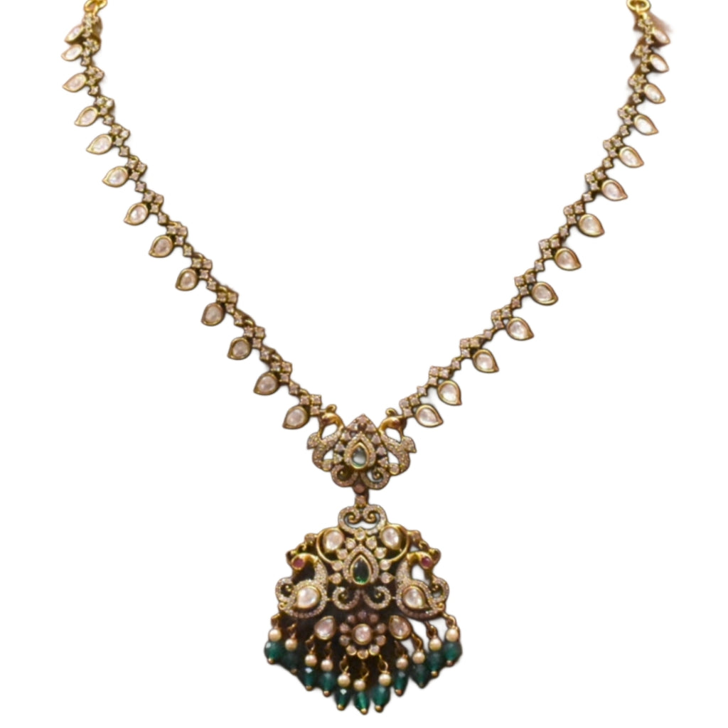 Asp Victorian Zircon Necklace Set