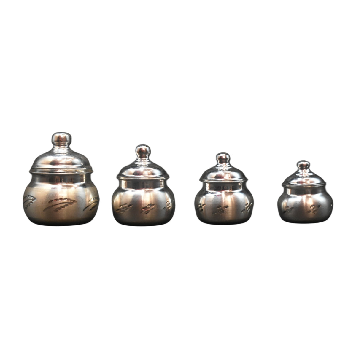 Premium 800 Purity Silver Kumkum Box - Wedding & Pooja Gift