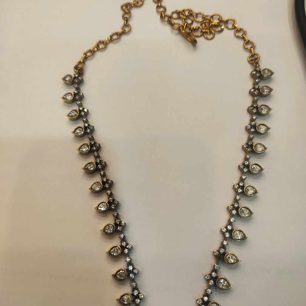 Asp Victorian Zircon Necklace Set