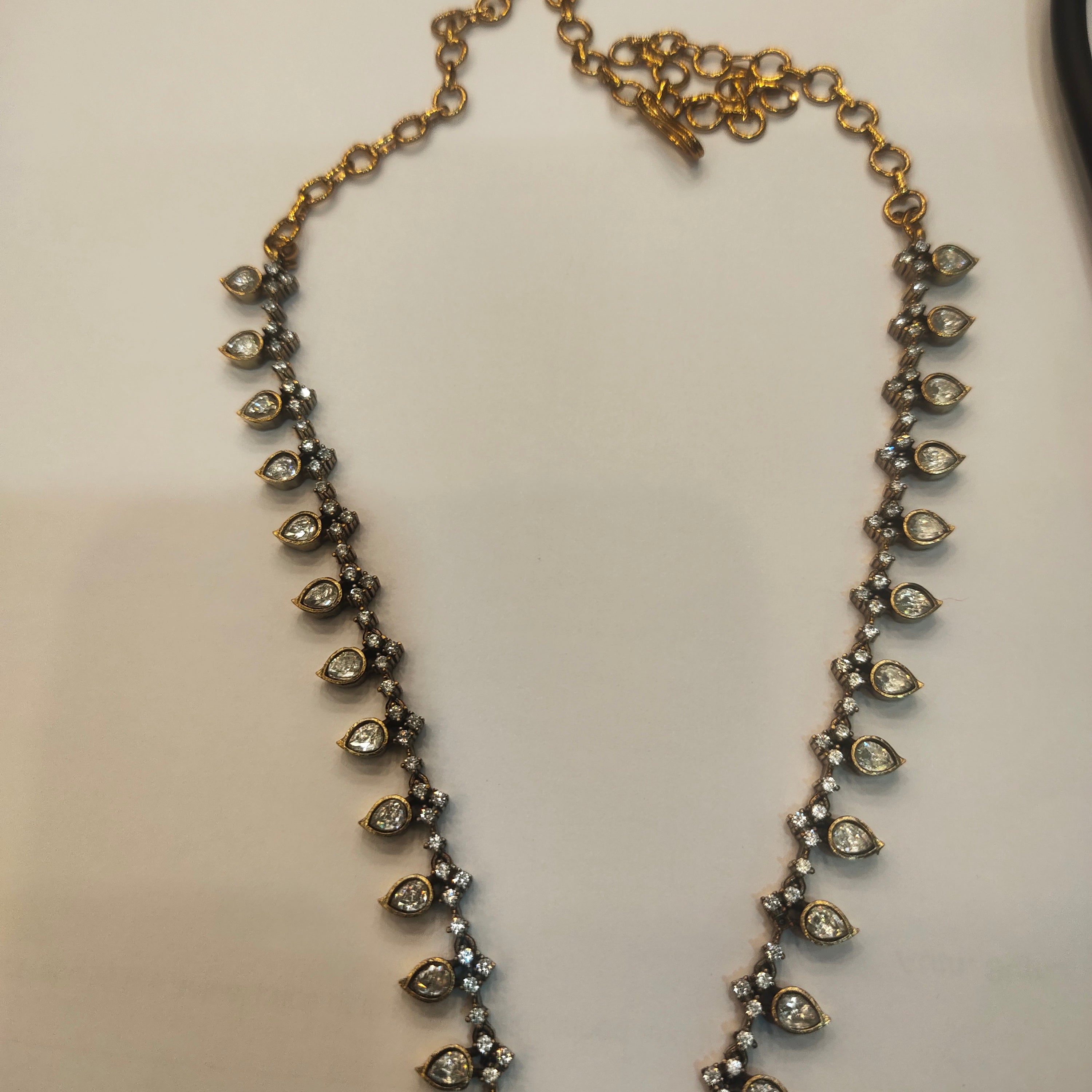 Asp Victorian Zircon Necklace Set