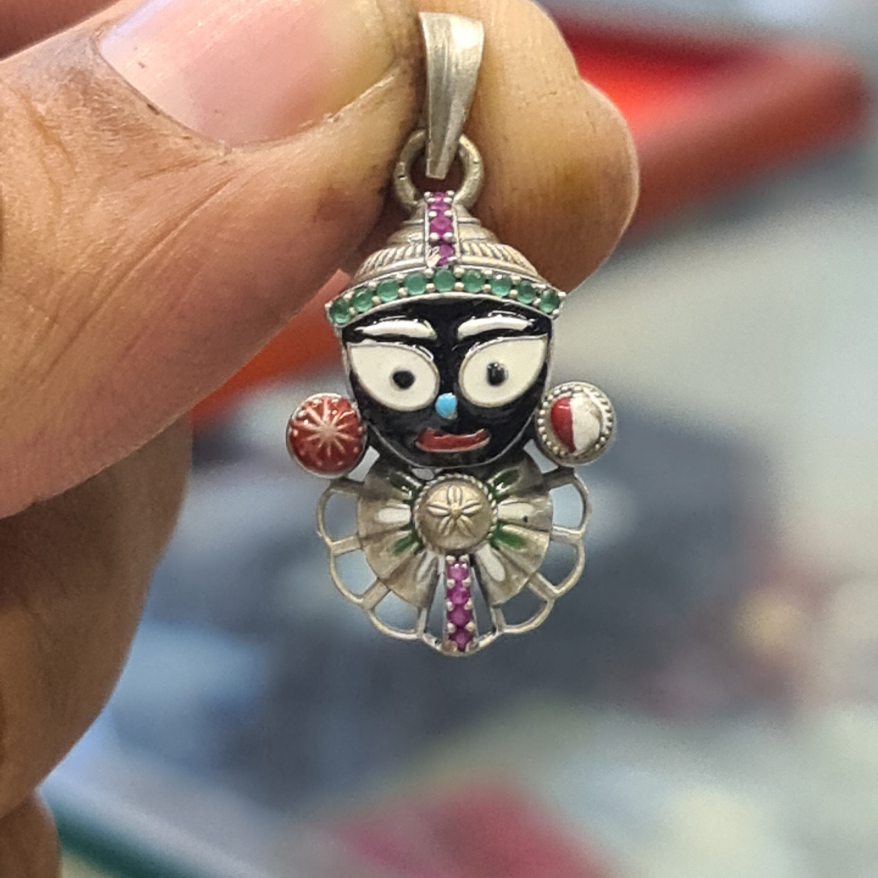 92.5 Silver Lord Jagannath Pendant
