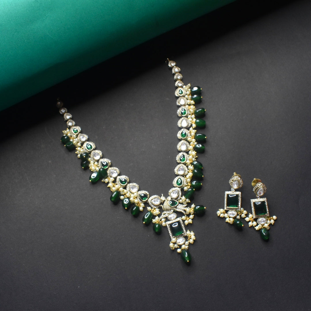 Asp Victorian Zircon Necklace Set
