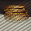 Asp One Gram Gold Plated 24 Thin Bangles Set