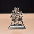 "Shine Bright: The Elegance of a Pure Silver Durga Mata Idol"