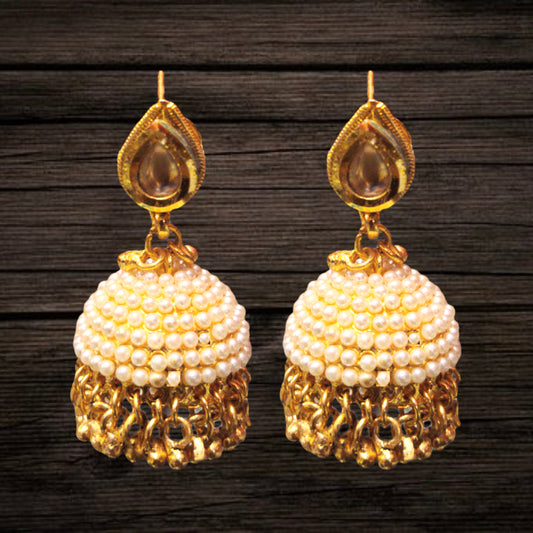 Kundan Pearls Jhumka By Asp Fashion Jewellery