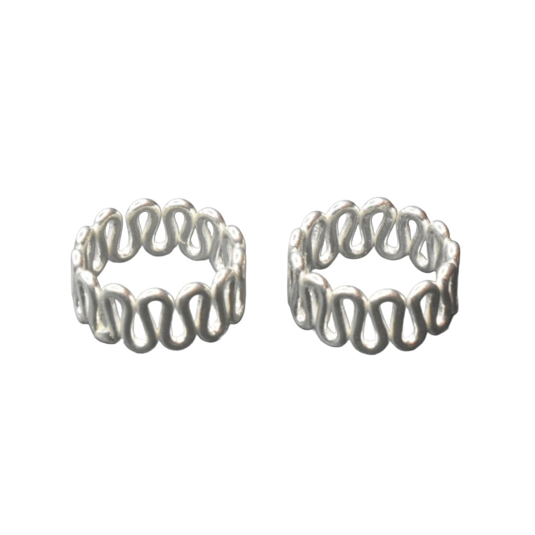 Asp Silver Toe Rings