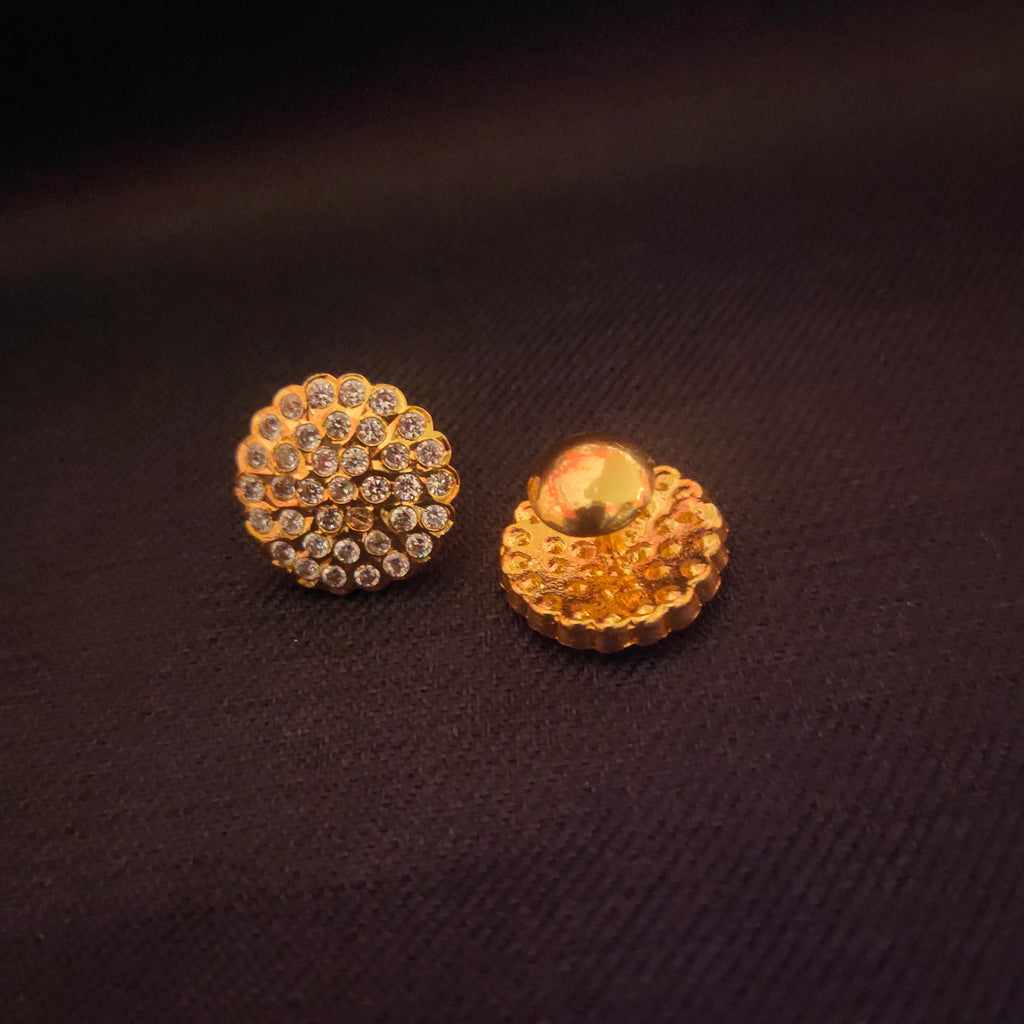 Panchloha Gatti Chatha Kammalu Stud Earrings - Unlocking Elegance