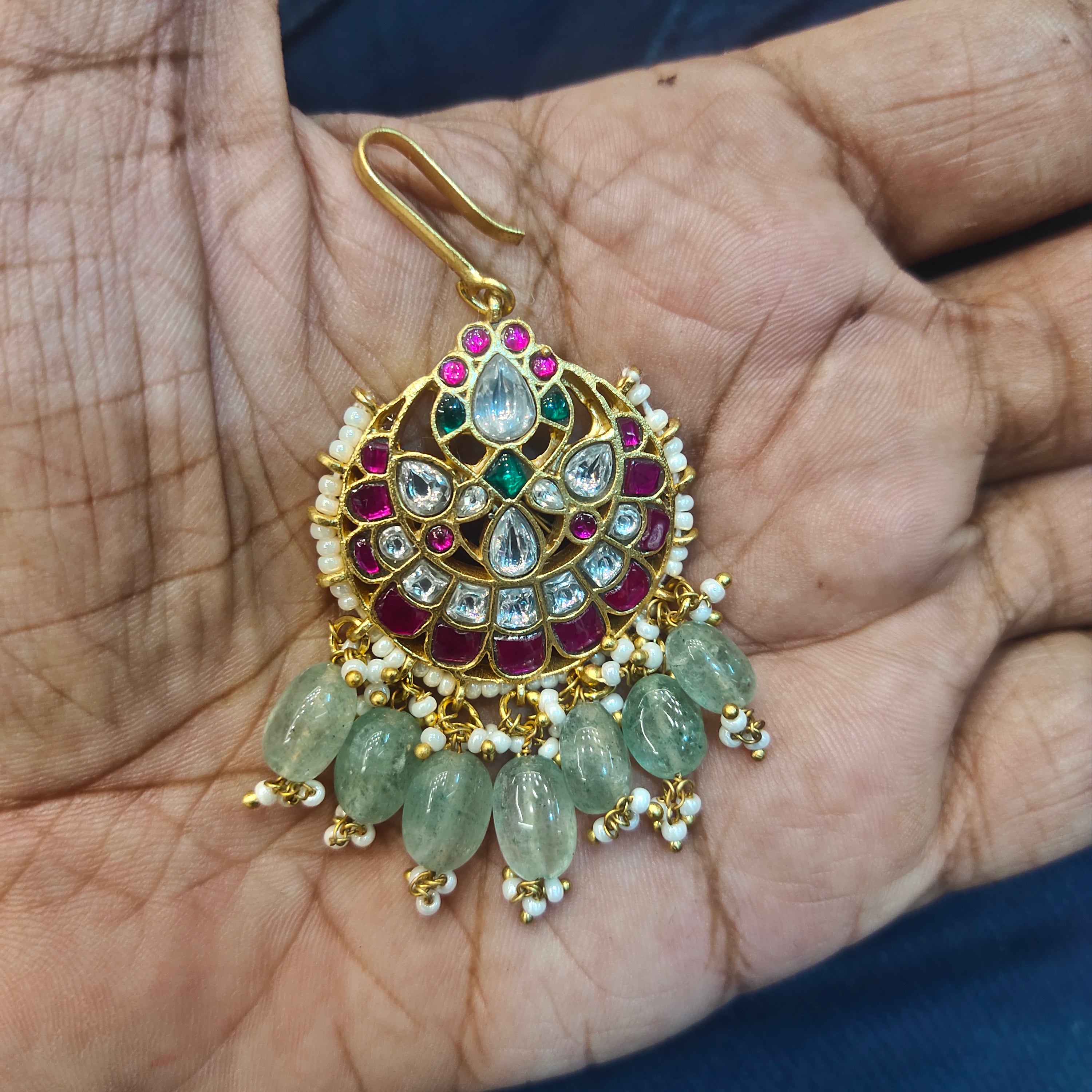 Asp Jadau Kundan Maang Tikka