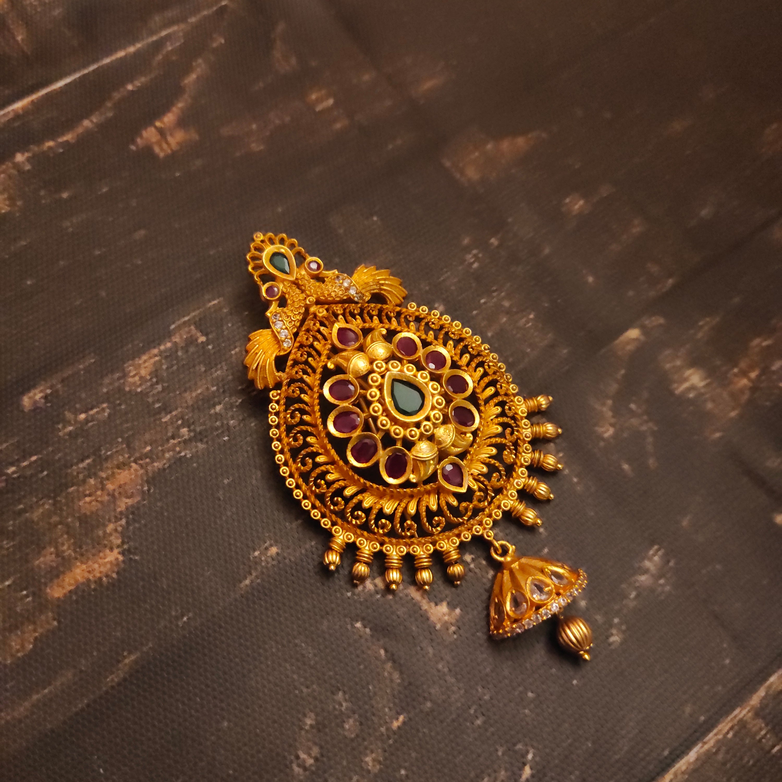 Matte Finish Juda Pin - Contemporary Hair Brooch