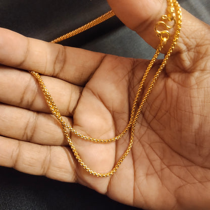 One Gram Gold Micro Plated Bambato Chain By Asp Fashion Jewellery