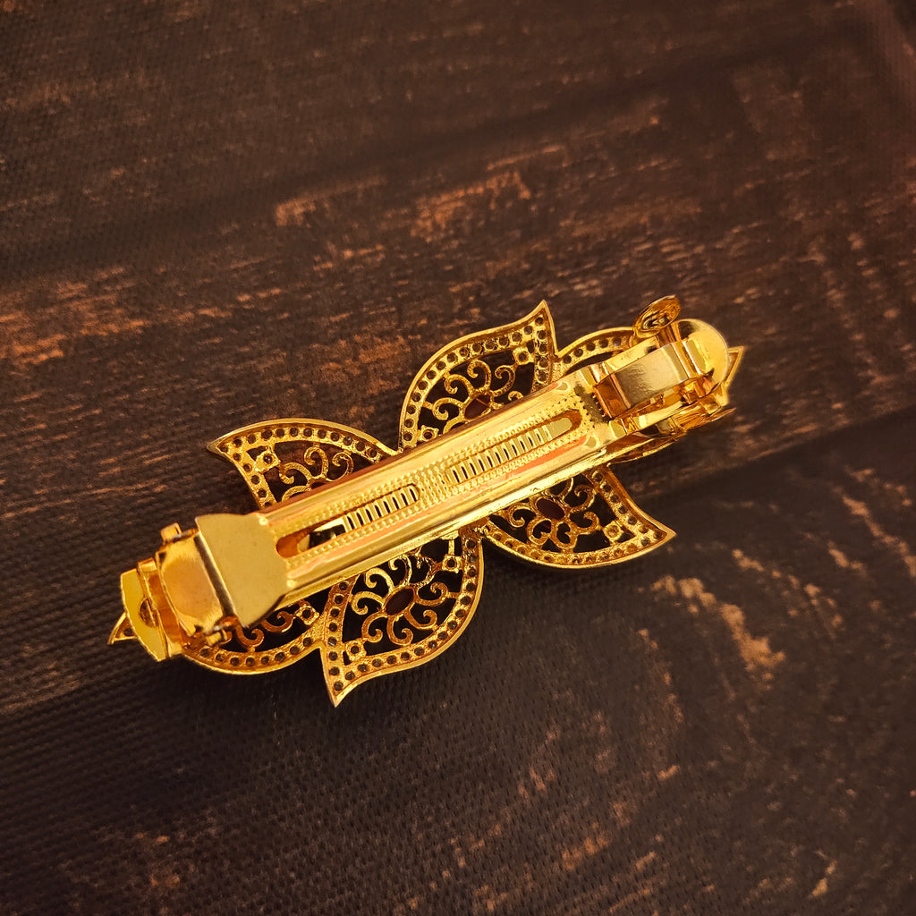 Stunning CZ Hair Clip - Premium Cubic Zirconia Hair Accessory