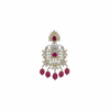 Ruby Earrings White BG