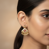 Ruby Jhumka Chandbali