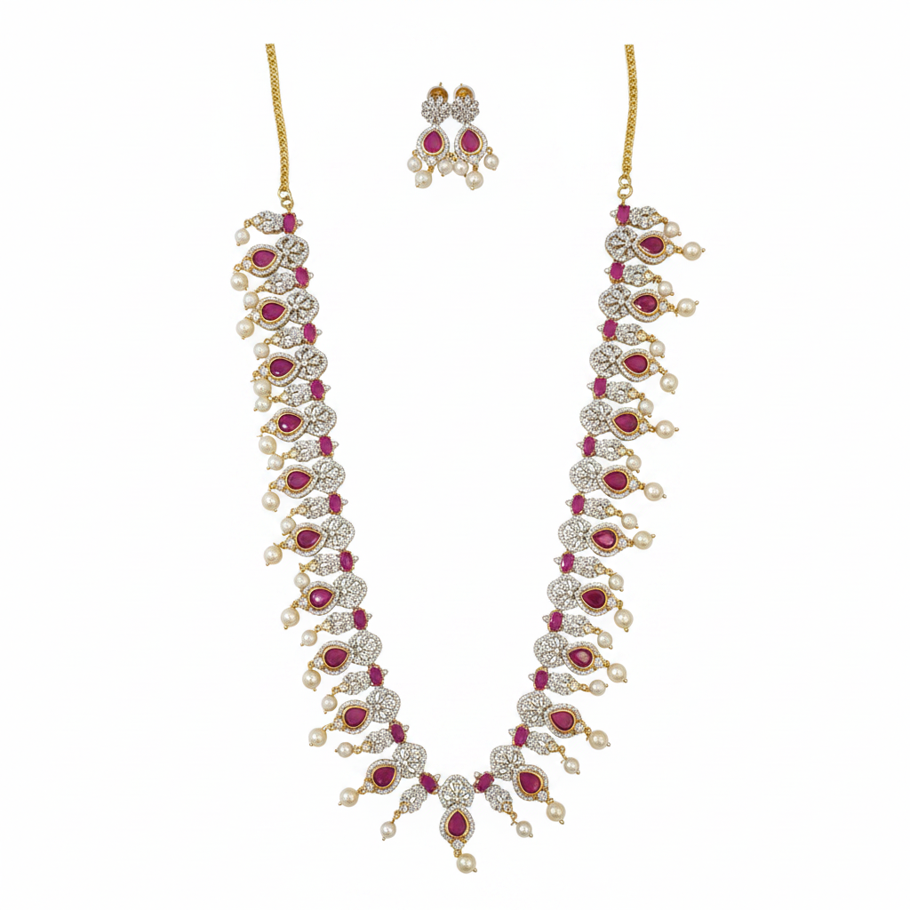 Ruby Long Haram - White Background