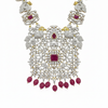 Ruby Pendant White BG