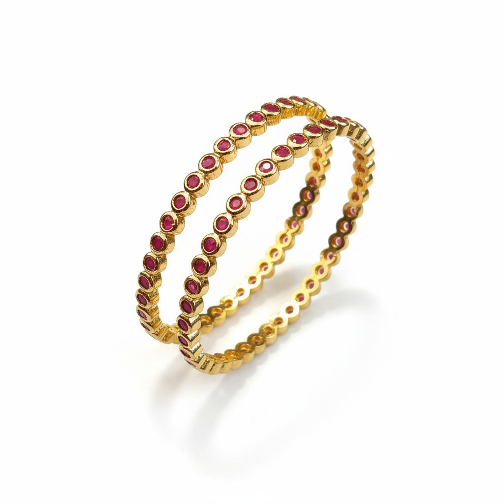 Ruby Red Bangles Shadow
