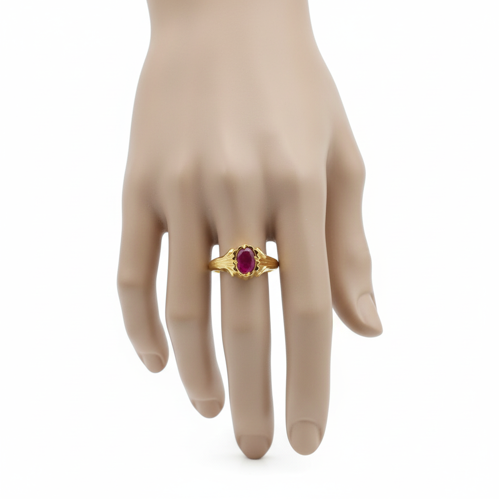 Ruby Ring Mannequin Display