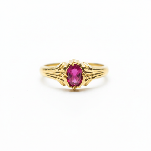 Ruby Ring White Background 2