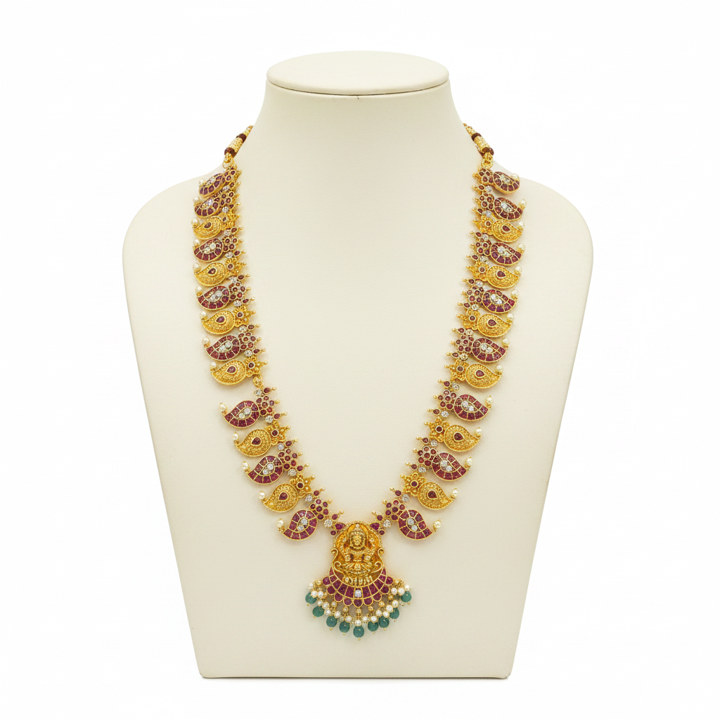 Ruby Temple Necklace Long