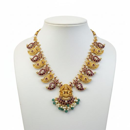 Ruby Temple Necklace Short