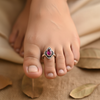 Ruby toe ring lifestyle