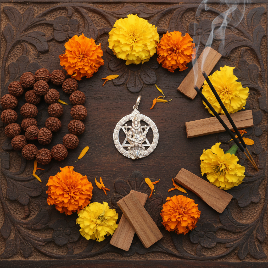 Shiva Pendant Flat Lay - Cultural Context